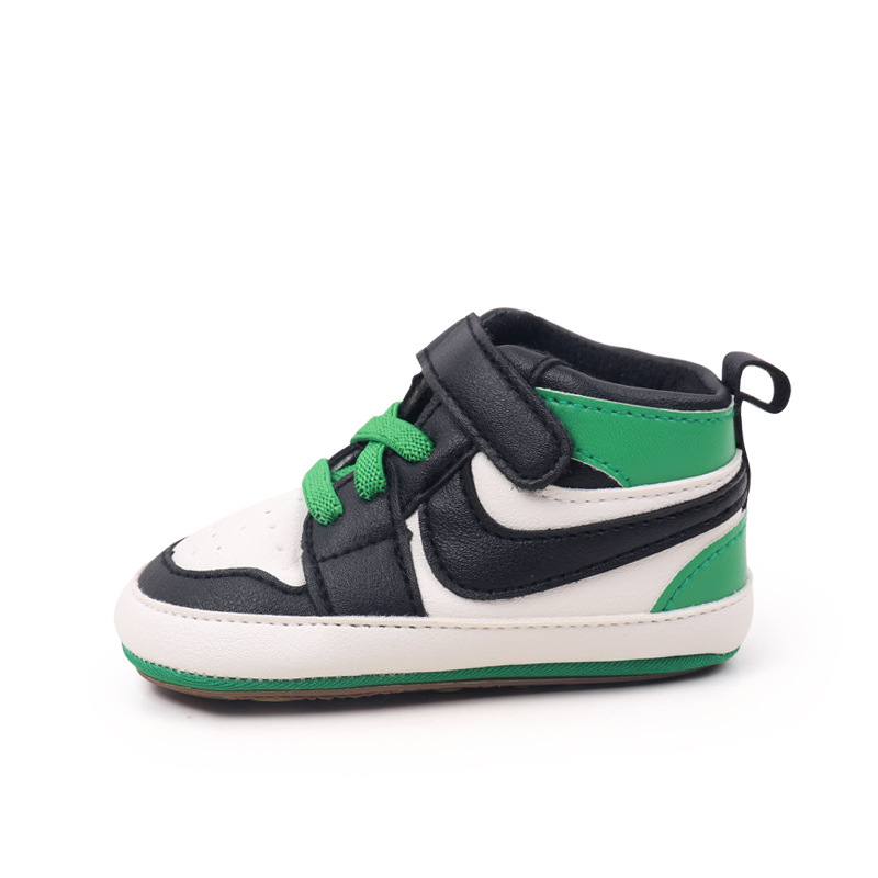 New Kids Mid-Top Sneakers Boy Soft Sole Anti-Slip Comfortable Casual Shoes Girl Fashion Simple Versatile Children Running Shoes