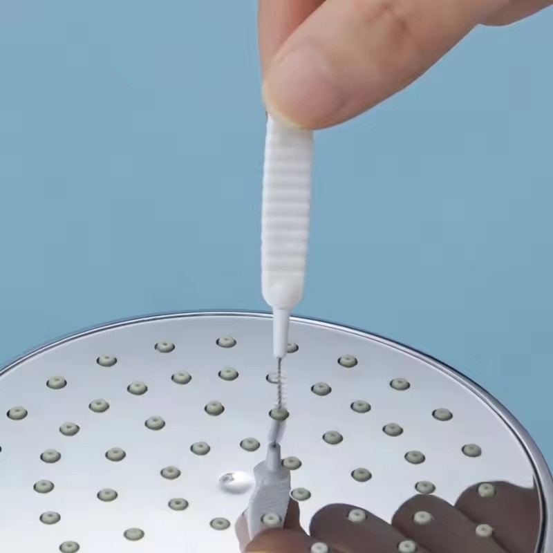 10PCS Shower Head Cleaning Brush Anti-clogging Small Brush Pore Gap Cleaning Brush Micro Nylon Brush Toilet Accessories