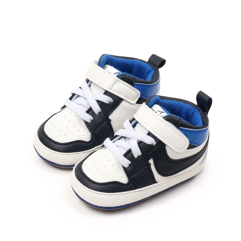 New Kids Mid-Top Sneakers Boy Soft Sole Anti-Slip Comfortable Casual Shoes Girl Fashion Simple Versatile Children Running Shoes
