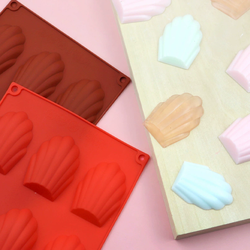 6 cells Silicone Soap Molds Rectangle DIY Handmade Soap Making Tools Reusable Non Stick Baking Molds For Home Kitchen C-90-7