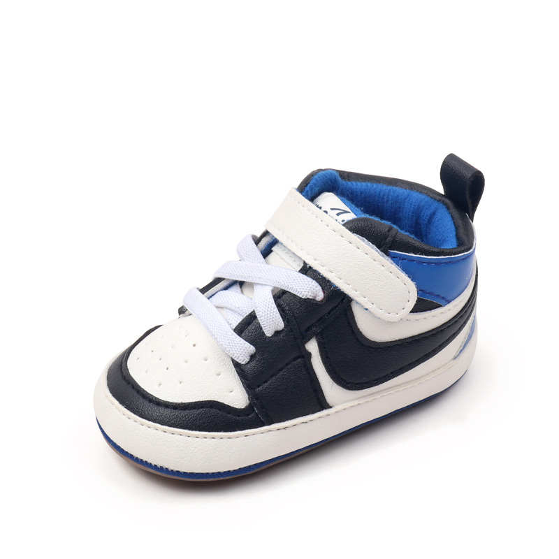 New Kids Mid-Top Sneakers Boy Soft Sole Anti-Slip Comfortable Casual Shoes Girl Fashion Simple Versatile Children Running Shoes