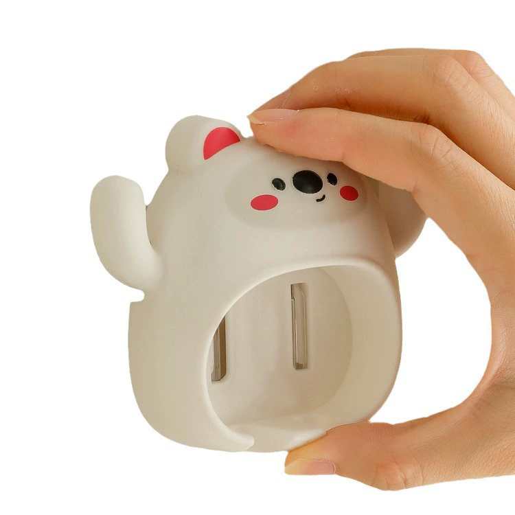 Cartoon Toothbrush Holder Cute Funny Animal Wall Mount Hooks With Wall Suction Cup Bathroom Decor Accessories Gift For Kids