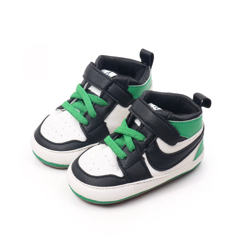New Kids Mid-Top Sneakers Boy Soft Sole Anti-Slip Comfortable Casual Shoes Girl Fashion Simple Versatile Children Running Shoes