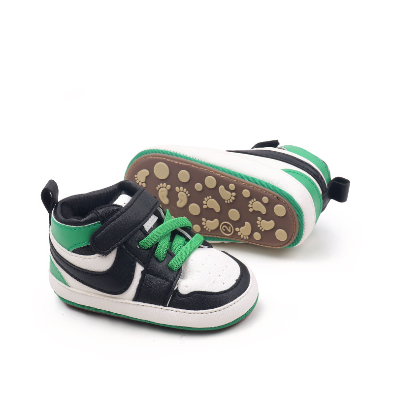 New Kids Mid-Top Sneakers Boy Soft Sole Anti-Slip Comfortable Casual Shoes Girl Fashion Simple Versatile Children Running Shoes