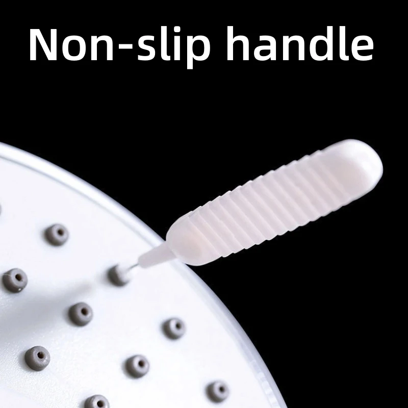 10PCS Shower Head Cleaning Brush Anti-clogging Small Brush Pore Gap Cleaning Brush Micro Nylon Brush Toilet Accessories