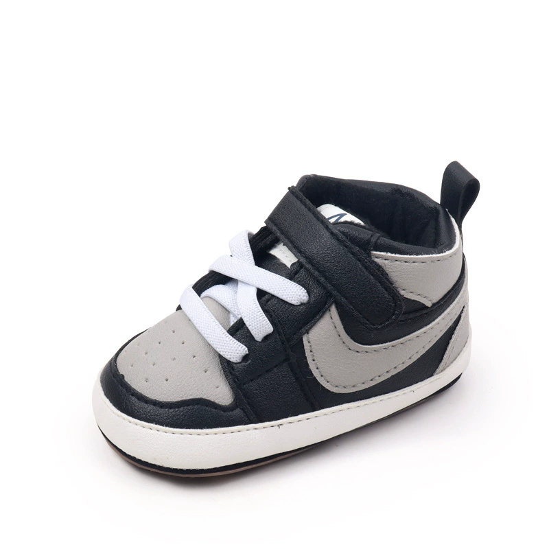 New Kids Mid-Top Sneakers Boy Soft Sole Anti-Slip Comfortable Casual Shoes Girl Fashion Simple Versatile Children Running Shoes