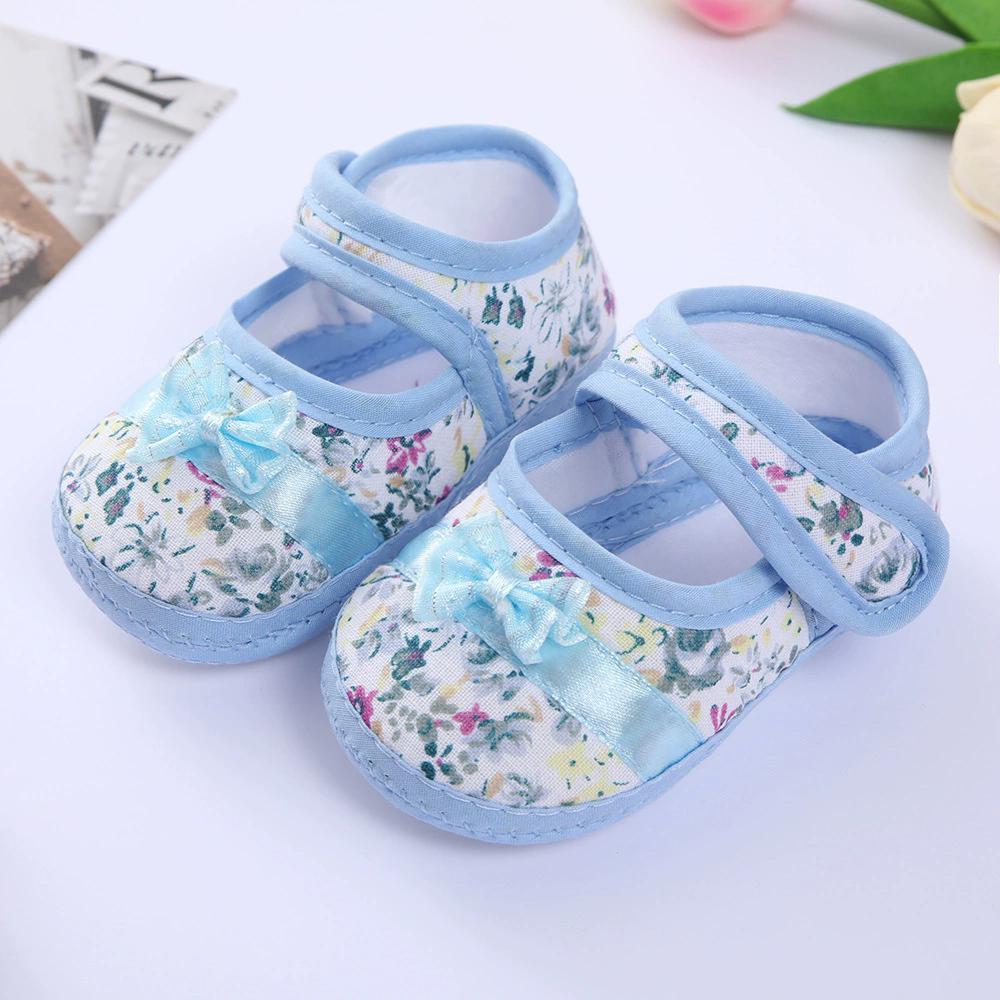 Bottom Cotton Shoes Anti Slip Baby Sneakers 0-1Year Kids First Walkers Heart Embroidery Spring Autumn Children Soft Soled Shoes
