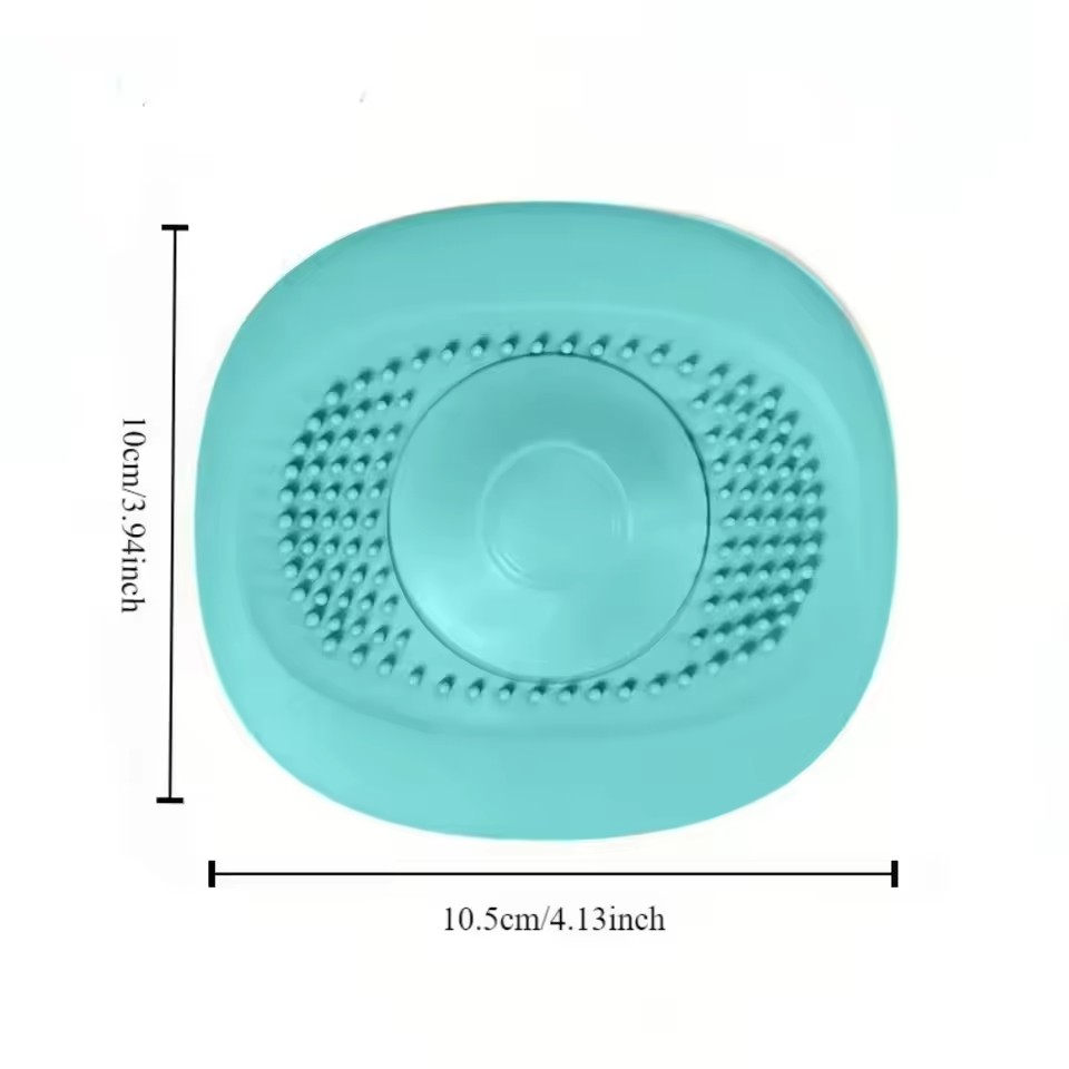 Silicone Sink Drain Strainer Shower Filter Drain Cover Stopper Sink Strainer Drain Floor Drain Hair Catcher Bathroom Accessorie