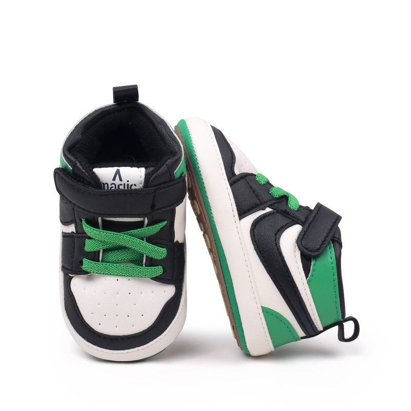 New Kids Mid-Top Sneakers Boy Soft Sole Anti-Slip Comfortable Casual Shoes Girl Fashion Simple Versatile Children Running Shoes