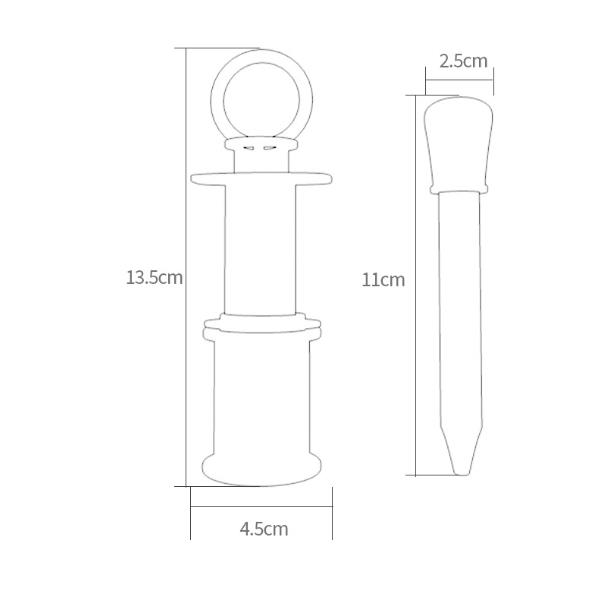Baby Syringe Shape Feeder Newborn Dropper Medicine Feeder Needle Feeder Squeeze Medicine Dropper Dispenser Pacifier Baby Stuff