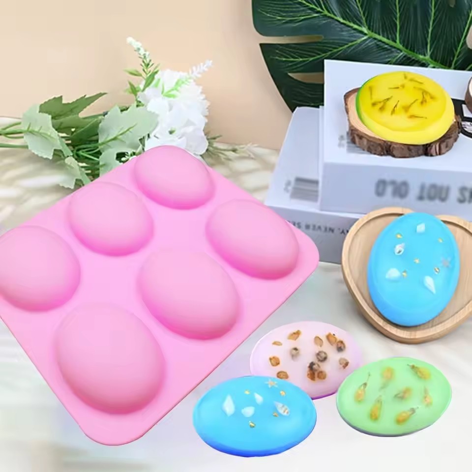 8-Square Rectangular Soap Silicone Cake Mould Handmade Soap Mold Handmade Cold Soap Mold Easy to Take Off