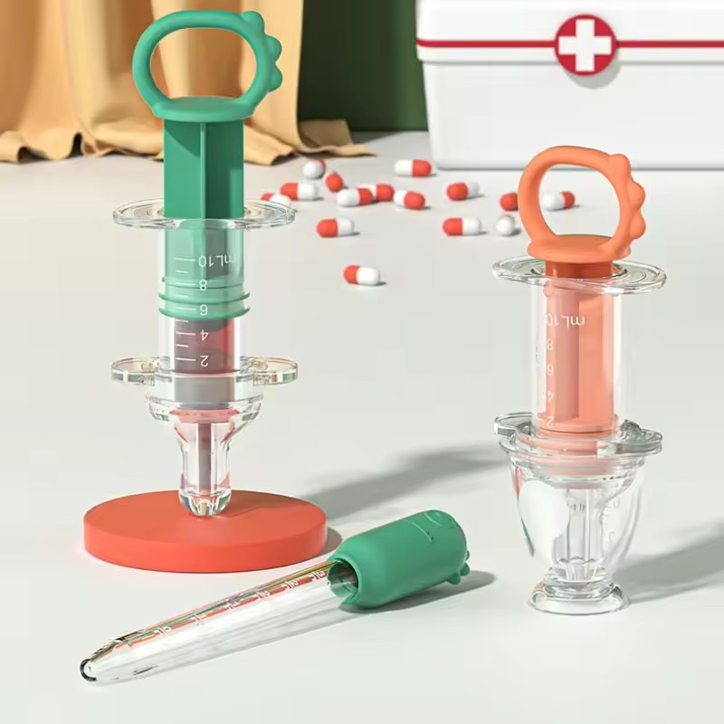 Baby Syringe Shape Feeder Newborn Dropper Medicine Feeder Needle Feeder Squeeze Medicine Dropper Dispenser Pacifier Baby Stuff
