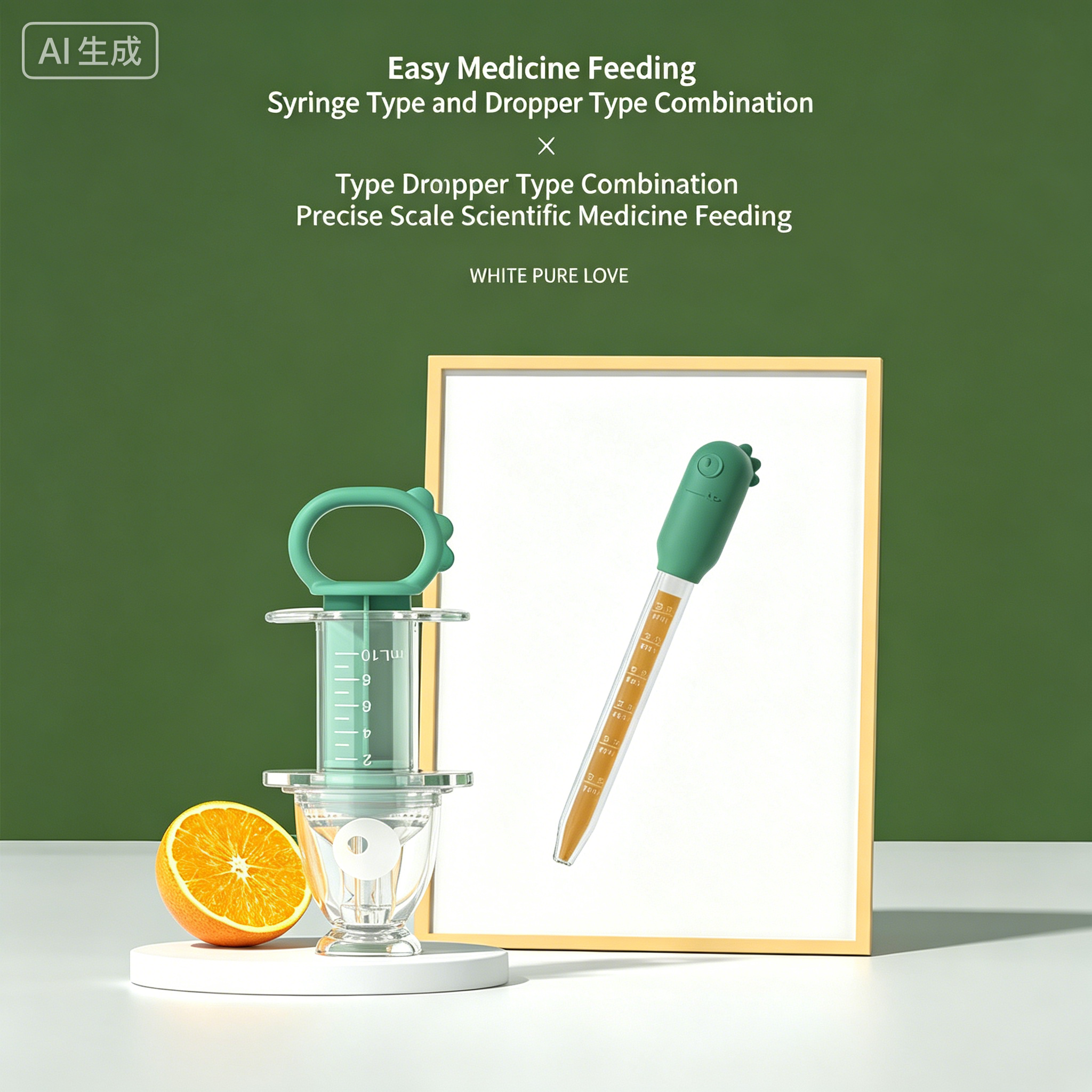 Baby Syringe Shape Feeder Newborn Dropper Medicine Feeder Needle Feeder Squeeze Medicine Dropper Dispenser Pacifier Baby Stuff
