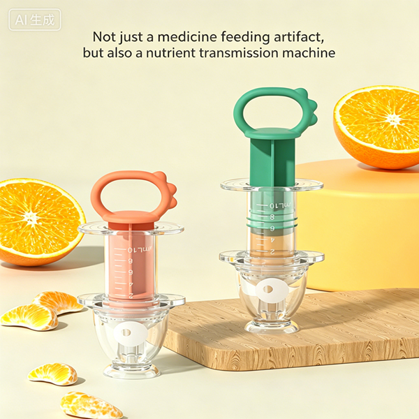 Baby Syringe Shape Feeder Newborn Dropper Medicine Feeder Needle Feeder Squeeze Medicine Dropper Dispenser Pacifier Baby Stuff