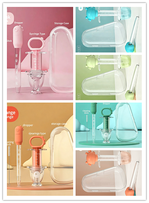 Baby Syringe Shape Feeder Newborn Dropper Medicine Feeder Needle Feeder Squeeze Medicine Dropper Dispenser Pacifier Baby Stuff