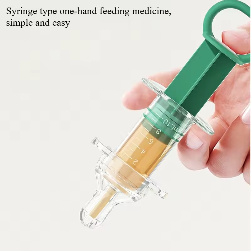 Baby Syringe Shape Feeder Newborn Dropper Medicine Feeder Needle Feeder Squeeze Medicine Dropper Dispenser Pacifier Baby Stuff
