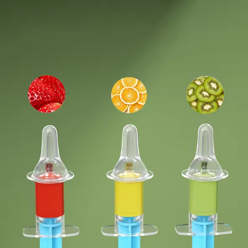 Baby Syringe Shape Feeder Newborn Dropper Medicine Feeder Needle Feeder Squeeze Medicine Dropper Dispenser Pacifier Baby Stuff