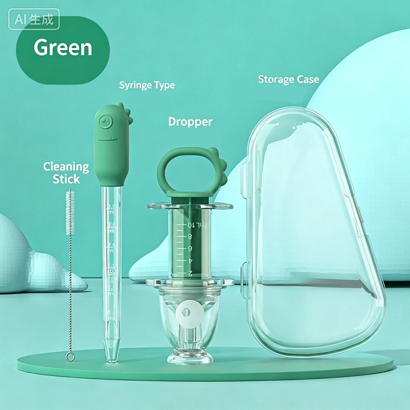 Baby Syringe Shape Feeder Newborn Dropper Medicine Feeder Needle Feeder Squeeze Medicine Dropper Dispenser Pacifier Baby Stuff