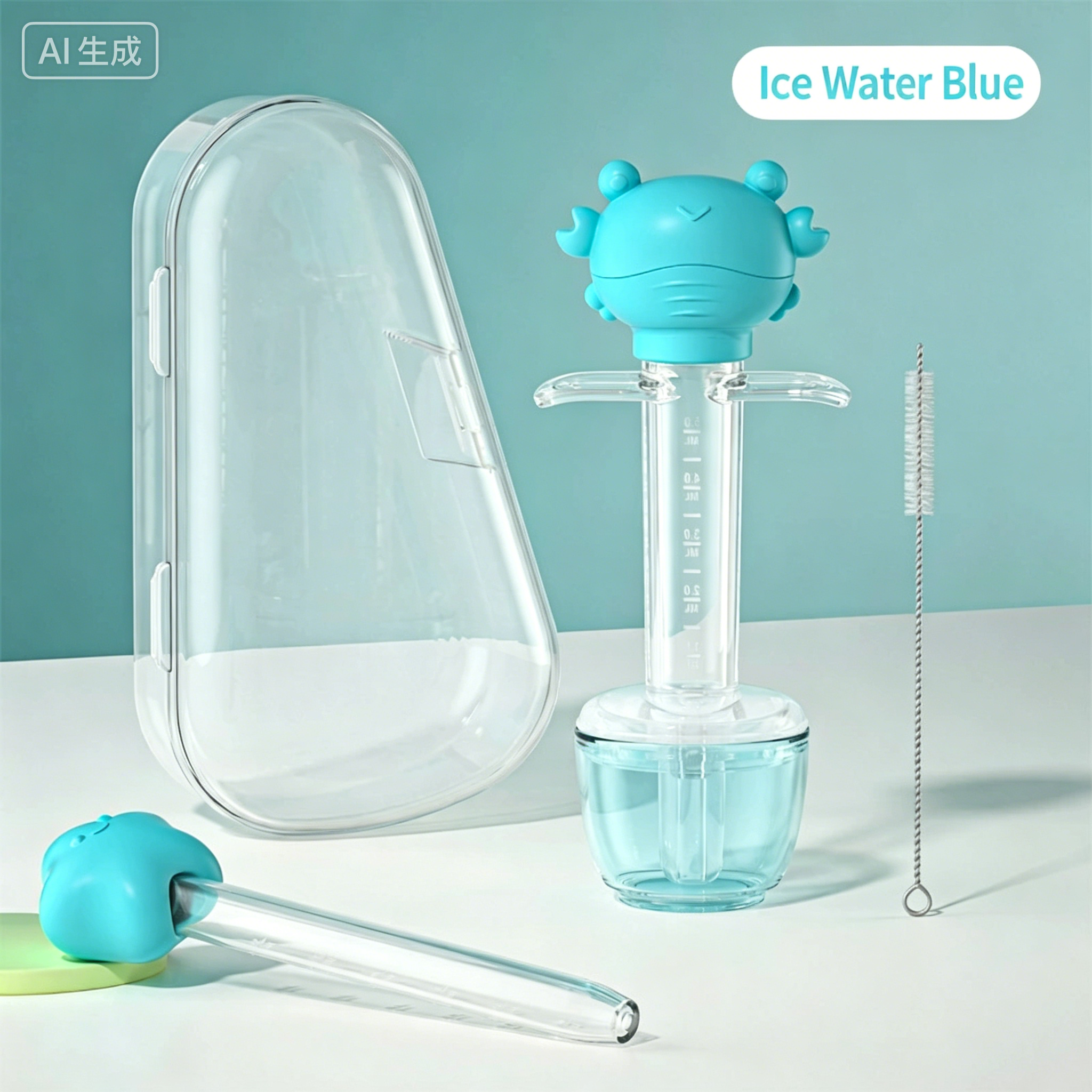 Baby Syringe Shape Feeder Newborn Dropper Medicine Feeder Needle Feeder Squeeze Medicine Dropper Dispenser Pacifier Baby Stuff