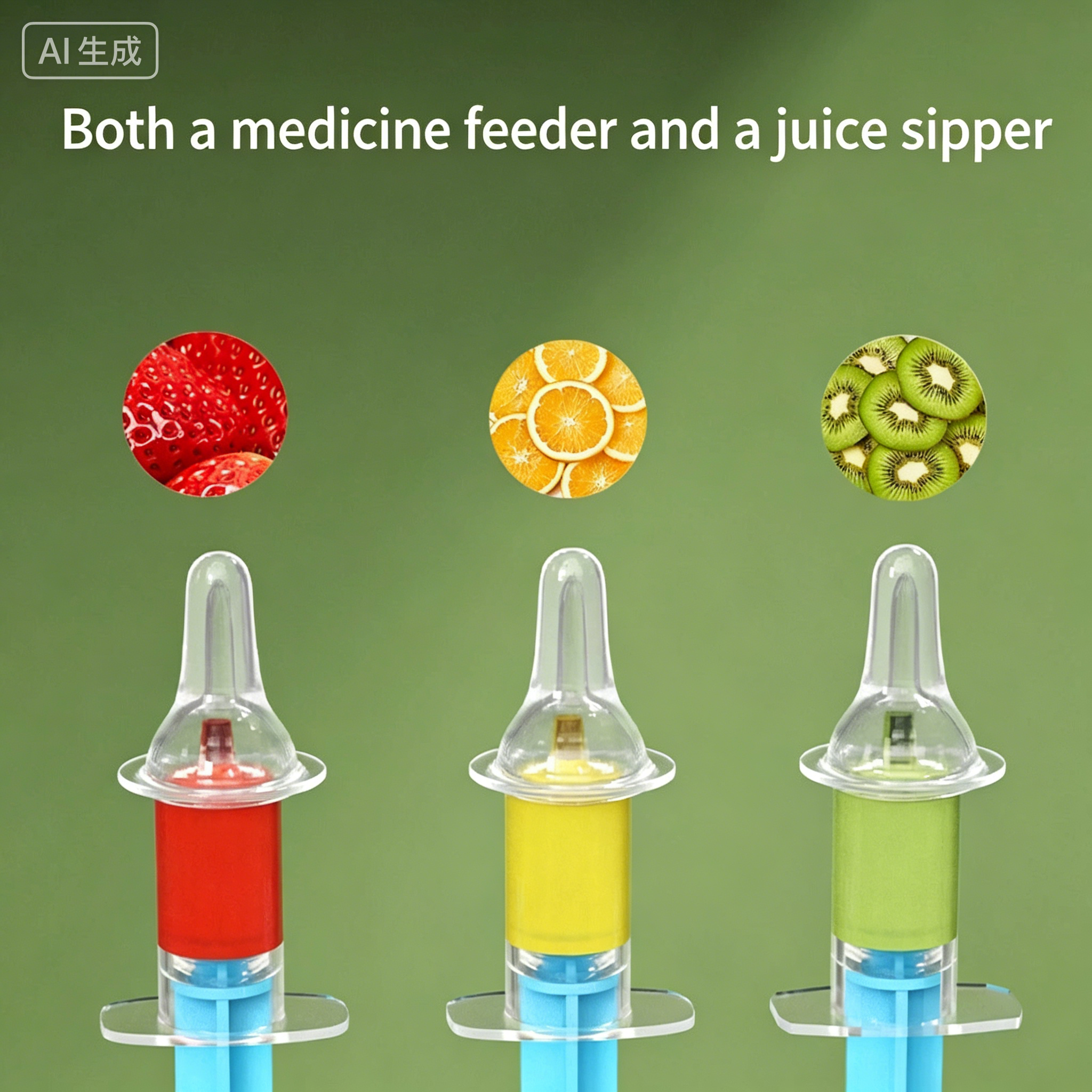 Baby Syringe Shape Feeder Newborn Dropper Medicine Feeder Needle Feeder Squeeze Medicine Dropper Dispenser Pacifier Baby Stuff