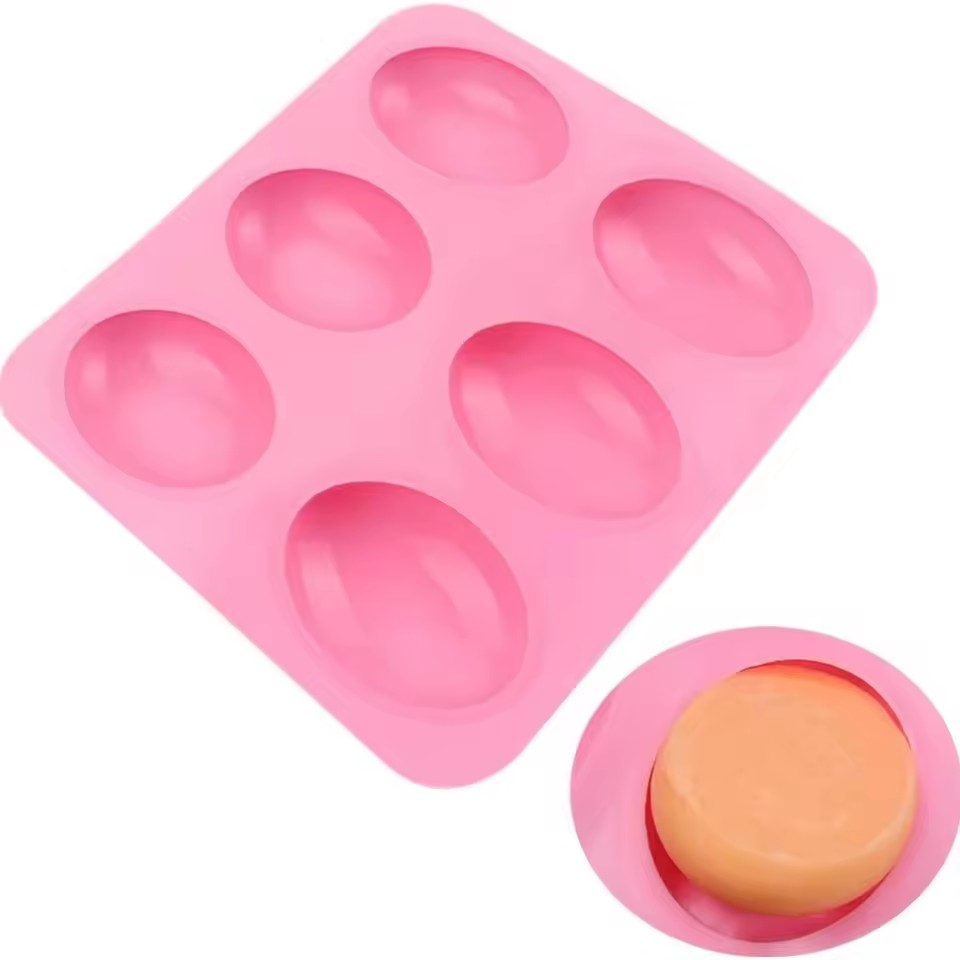 8-Square Rectangular Soap Silicone Cake Mould Handmade Soap Mold Handmade Cold Soap Mold Easy to Take Off