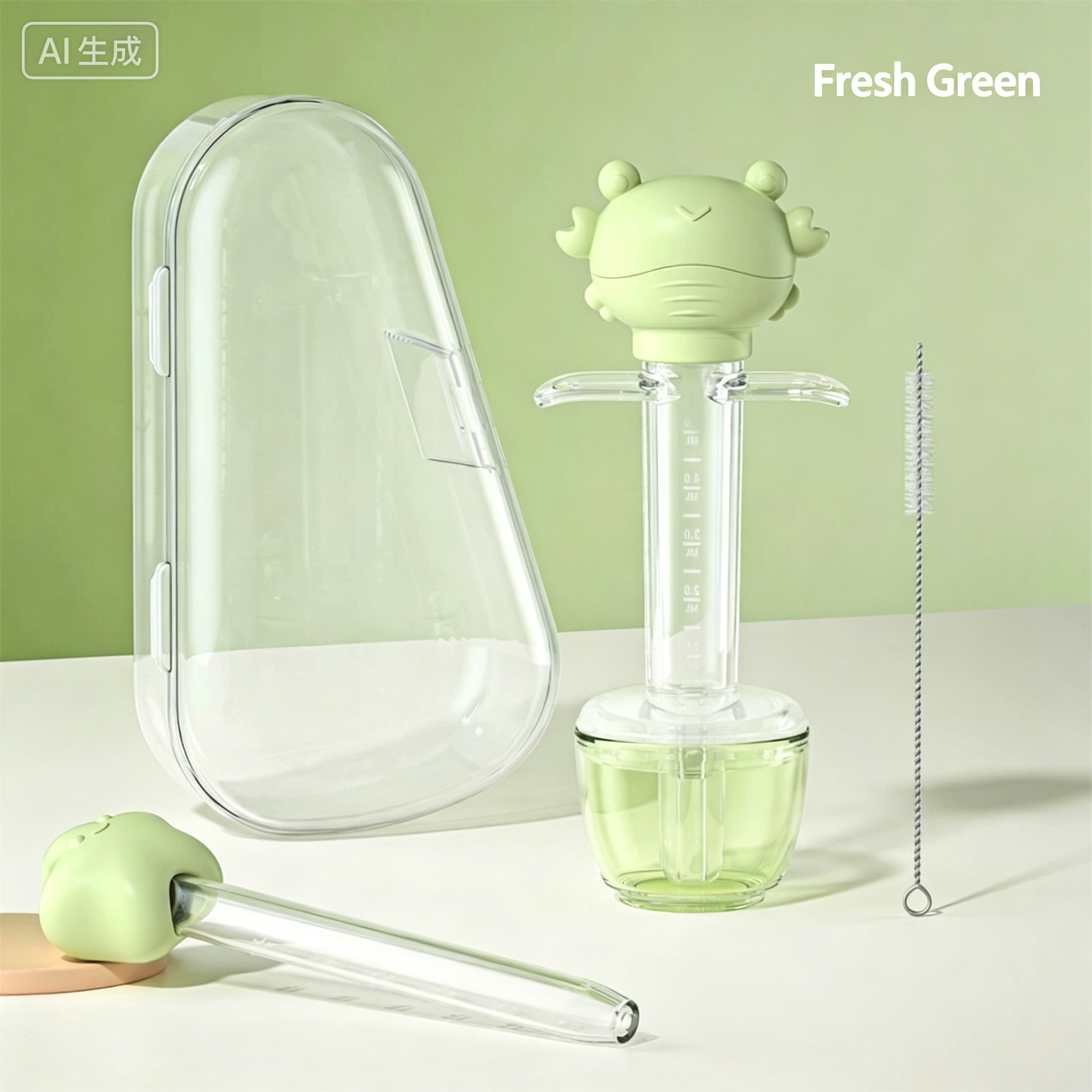 Baby Syringe Shape Feeder Newborn Dropper Medicine Feeder Needle Feeder Squeeze Medicine Dropper Dispenser Pacifier Baby Stuff