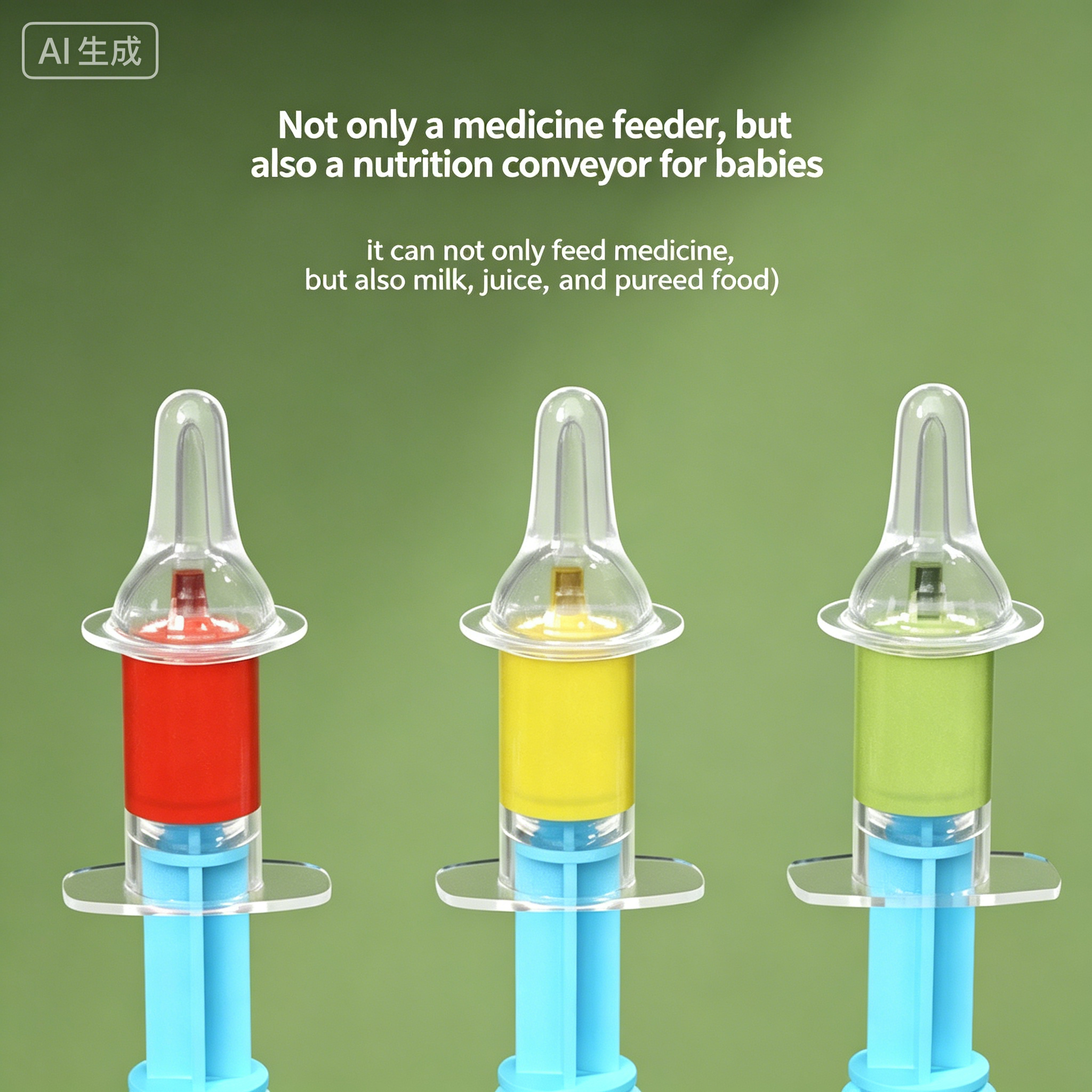 Baby Syringe Shape Feeder Newborn Dropper Medicine Feeder Needle Feeder Squeeze Medicine Dropper Dispenser Pacifier Baby Stuff