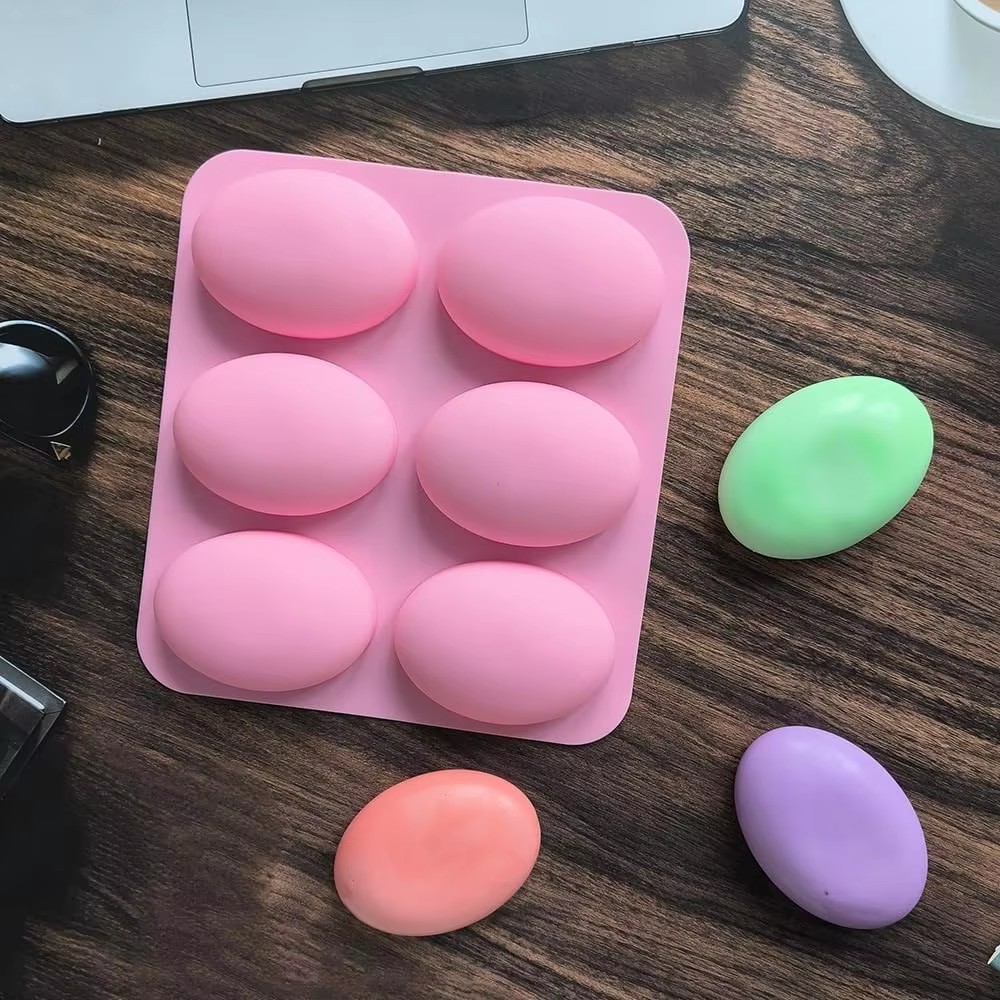 8-Square Rectangular Soap Silicone Cake Mould Handmade Soap Mold Handmade Cold Soap Mold Easy to Take Off