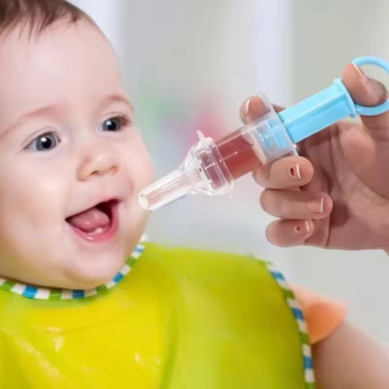 Baby Syringe Shape Feeder Newborn Dropper Medicine Feeder Needle Feeder Squeeze Medicine Dropper Dispenser Pacifier Baby Stuff