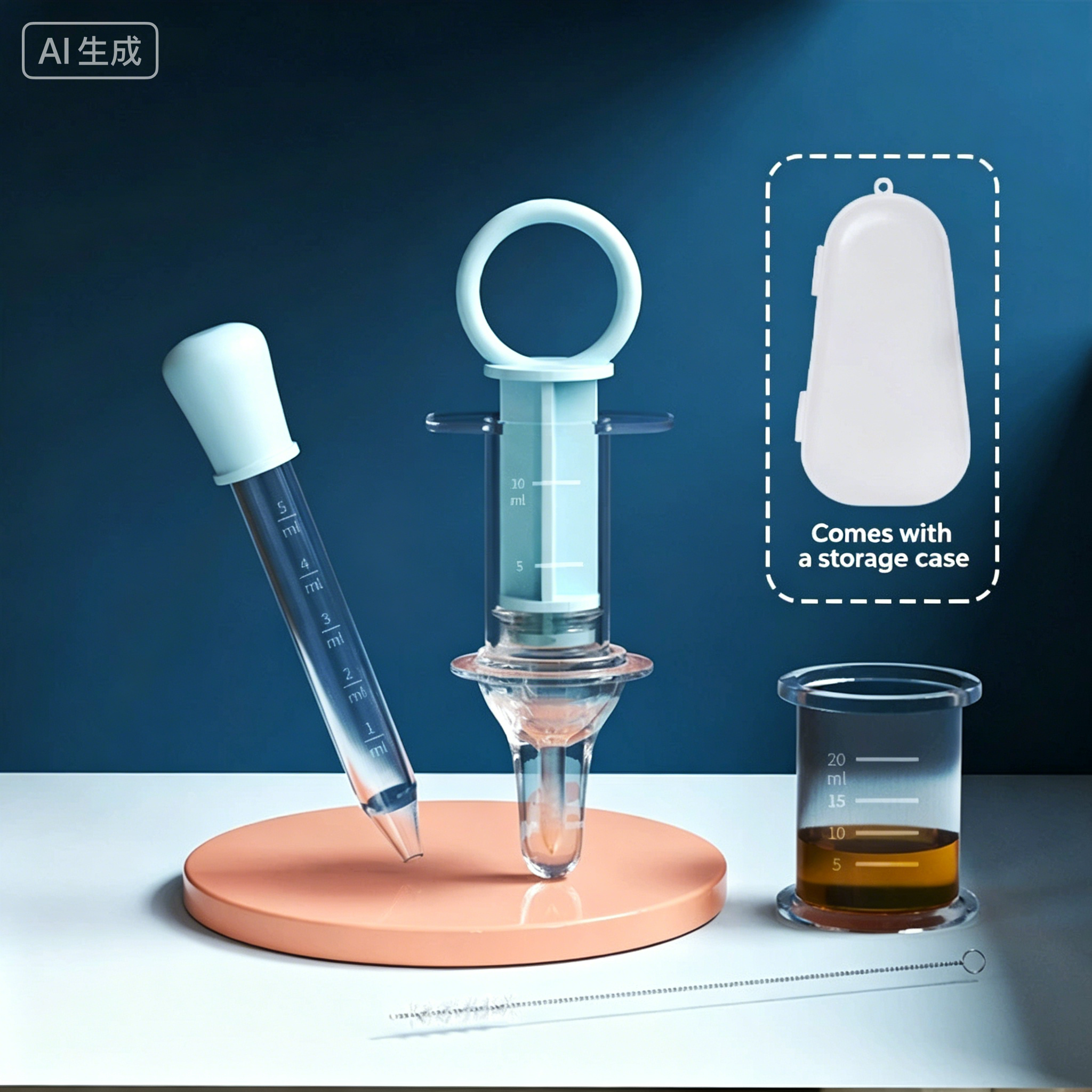 Baby Syringe Shape Feeder Newborn Dropper Medicine Feeder Needle Feeder Squeeze Medicine Dropper Dispenser Pacifier Baby Stuff
