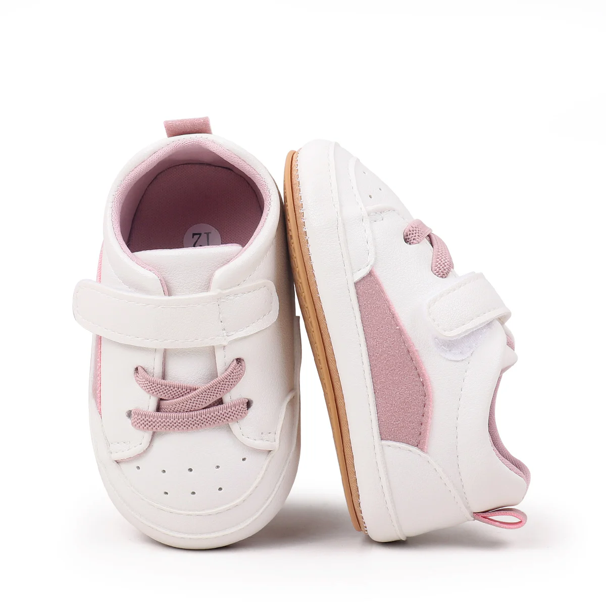 Spring and Autumn New Infant and Baby Trendy Front-toe Shoes with Non-slip Soles for Indoor Sports Shoes For 0-18 Months