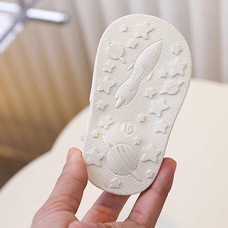 Summer Baby Girls Sandals Cut-Outs  Princess Shoes Children Sandals Anti Slip Soft Sole Toddler Kids Beach Shoes Size 16-20