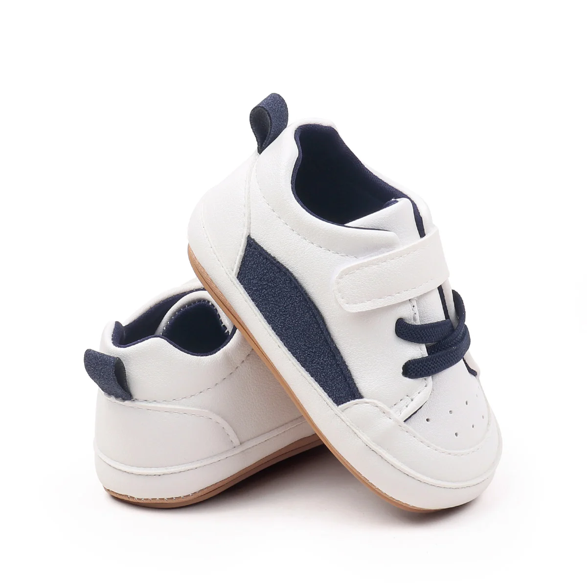 Spring and Autumn New Infant and Baby Trendy Front-toe Shoes with Non-slip Soles for Indoor Sports Shoes For 0-18 Months