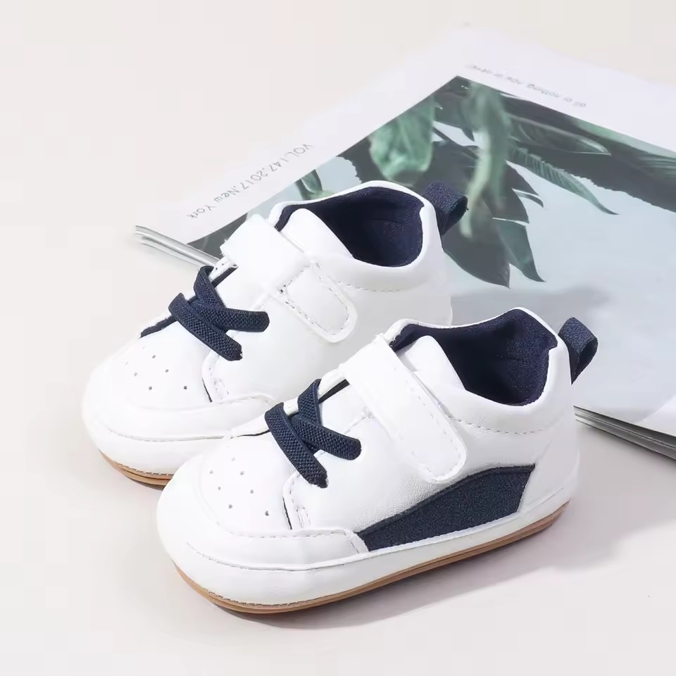 Spring and Autumn New Infant and Baby Trendy Front-toe Shoes with Non-slip Soles for Indoor Sports Shoes For 0-18 Months