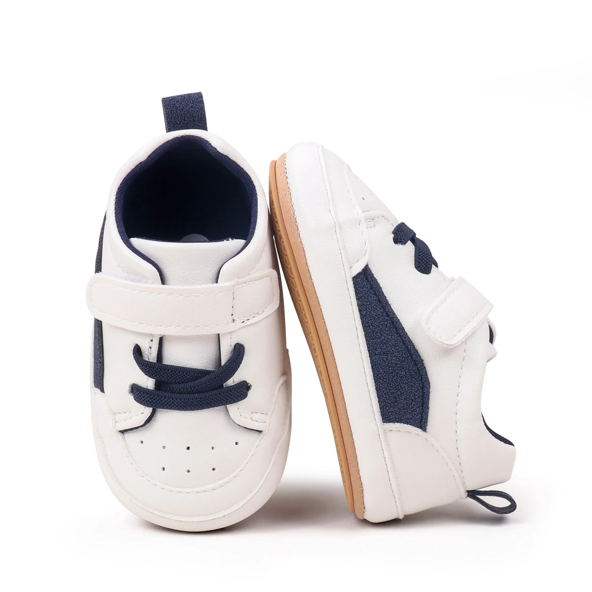 Spring and Autumn New Infant and Baby Trendy Front-toe Shoes with Non-slip Soles for Indoor Sports Shoes For 0-18 Months