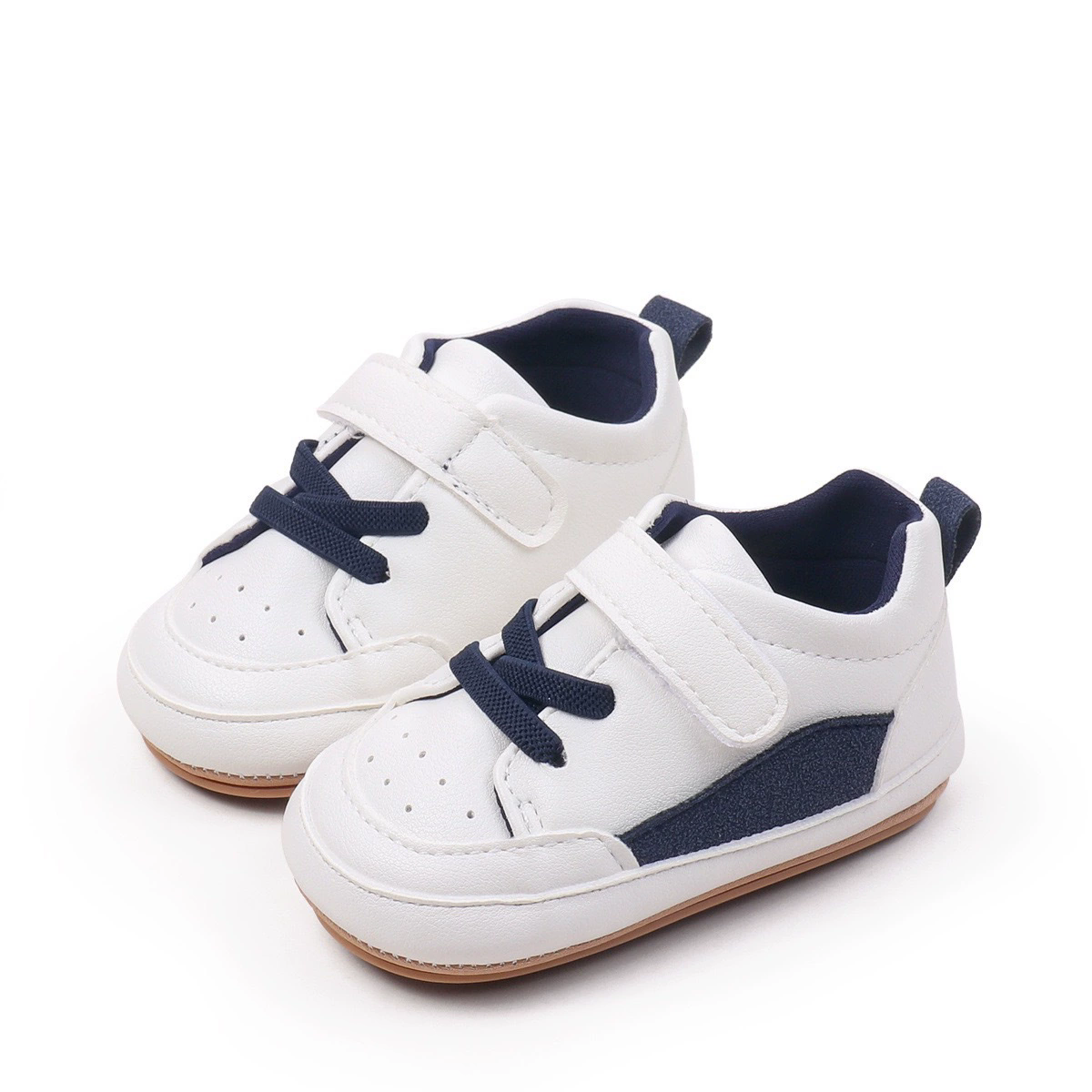 Spring and Autumn New Infant and Baby Trendy Front-toe Shoes with Non-slip Soles for Indoor Sports Shoes For 0-18 Months