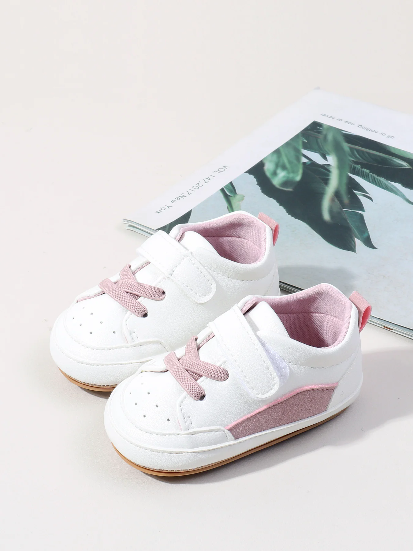 Spring and Autumn New Infant and Baby Trendy Front-toe Shoes with Non-slip Soles for Indoor Sports Shoes For 0-18 Months