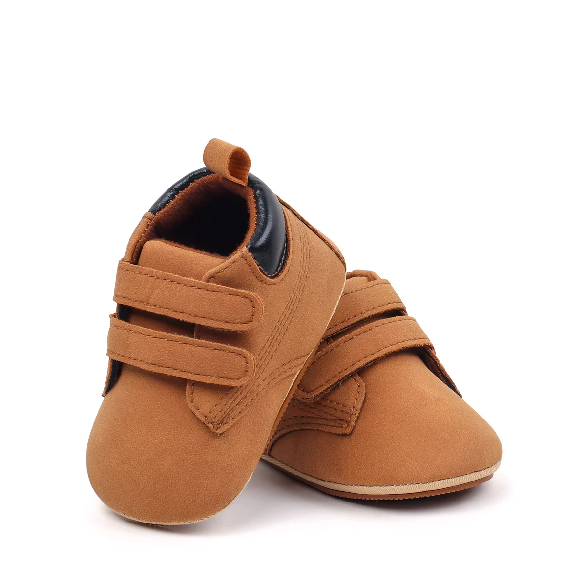Spring And Autumn Baby Boys First Walking Toddler Shoes With High Quality PU Leather And Soft TPR Sole For 0-18M Baby Shoes