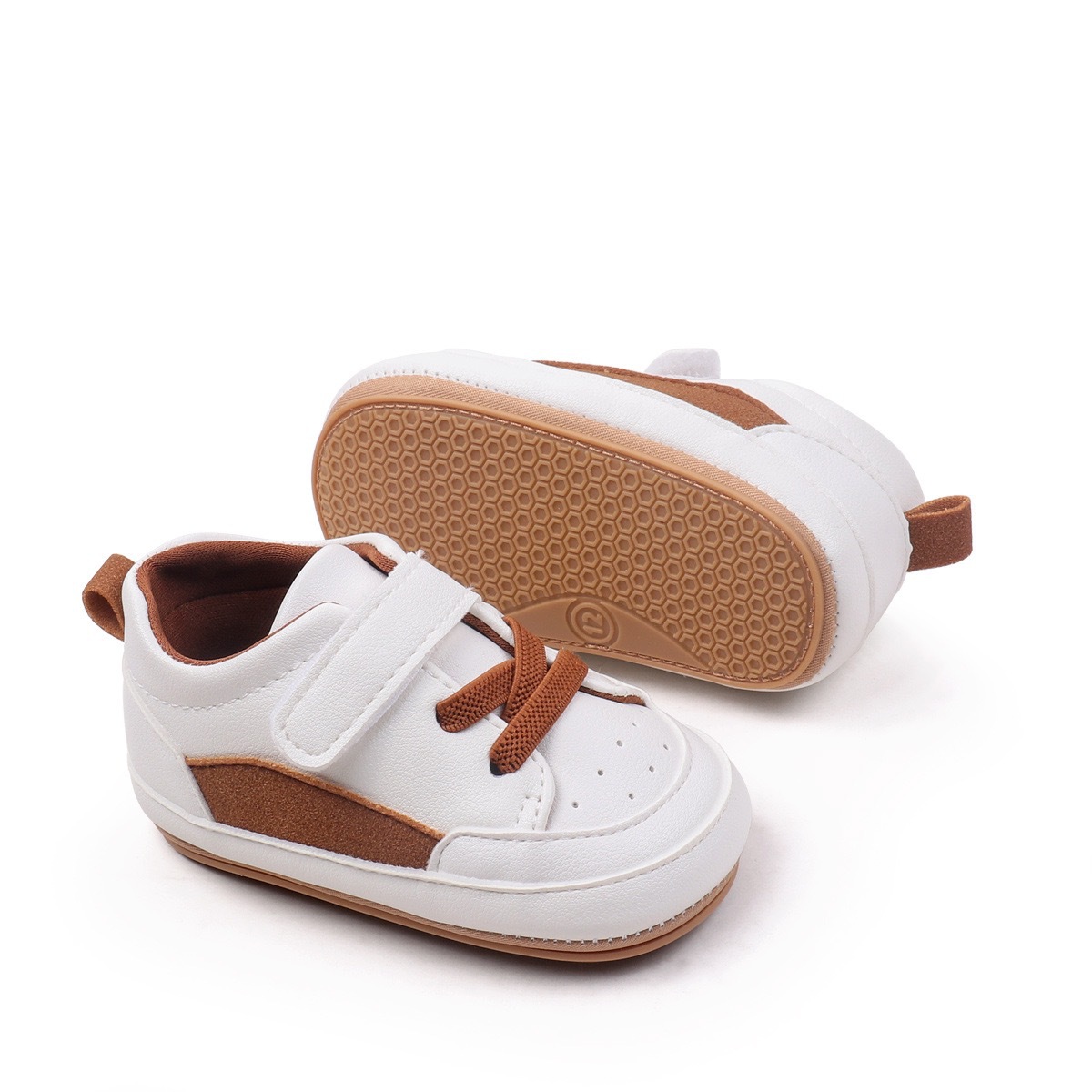 Spring and Autumn New Infant and Baby Trendy Front-toe Shoes with Non-slip Soles for Indoor Sports Shoes For 0-18 Months