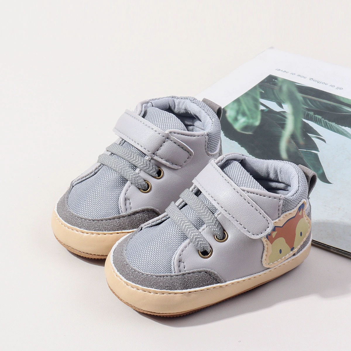 New Style Anti-Slip Fashionable And Versatile Boys-And-Girls Indoor-Outdoor Cartoon Animal High-Top Toddler Shoes