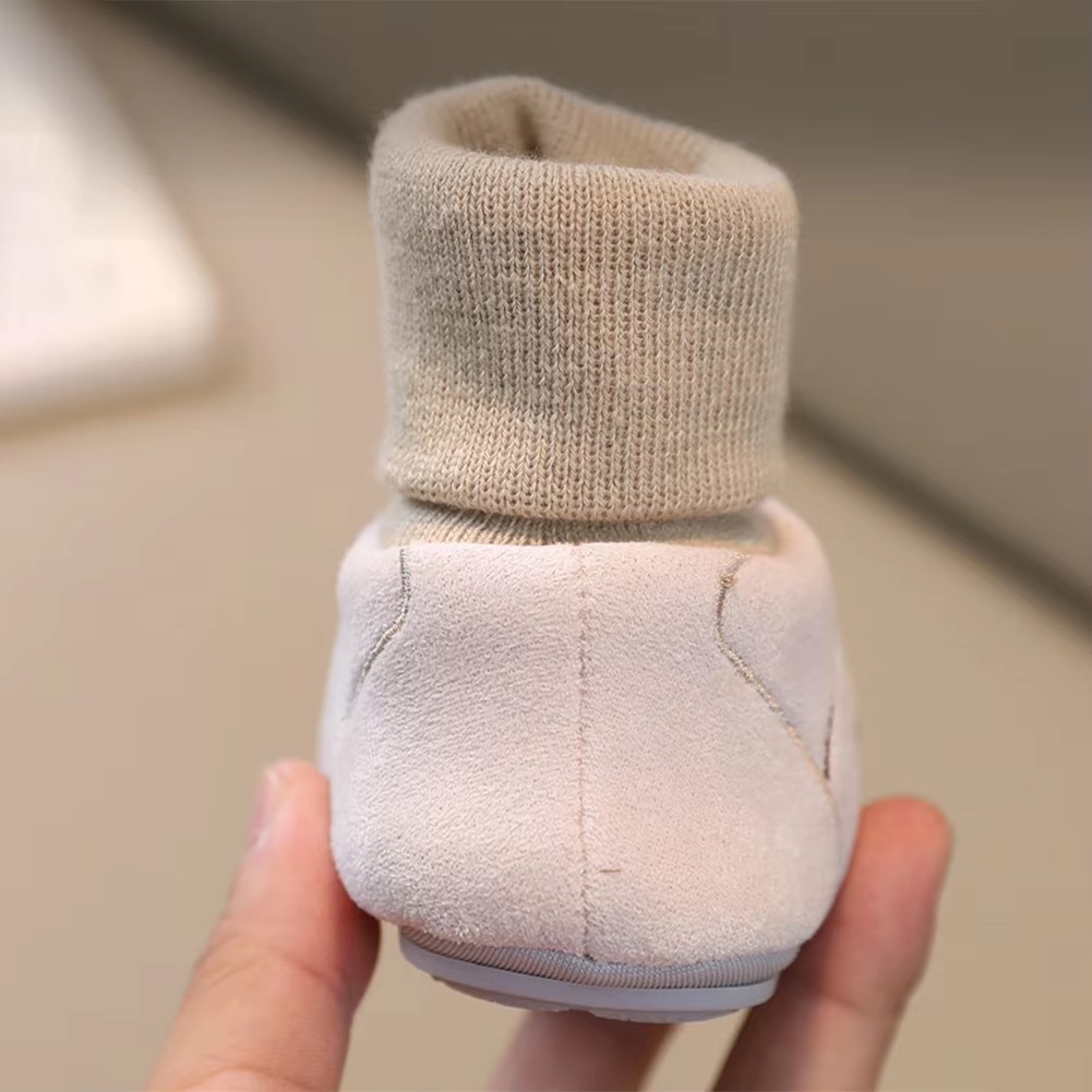 Soft Rubber Sole Baby Walker Shoes Cartoon Design Breathable Infant Shoes Wear-resistant Non-Slip Baby Booties Walking Practic