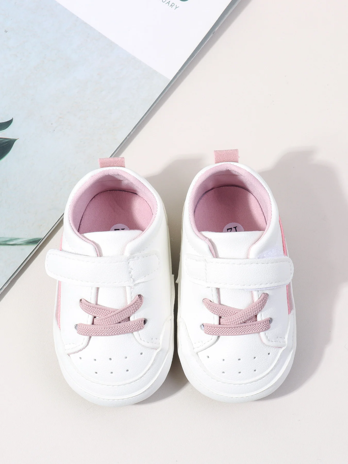 Spring and Autumn New Infant and Baby Trendy Front-toe Shoes with Non-slip Soles for Indoor Sports Shoes For 0-18 Months