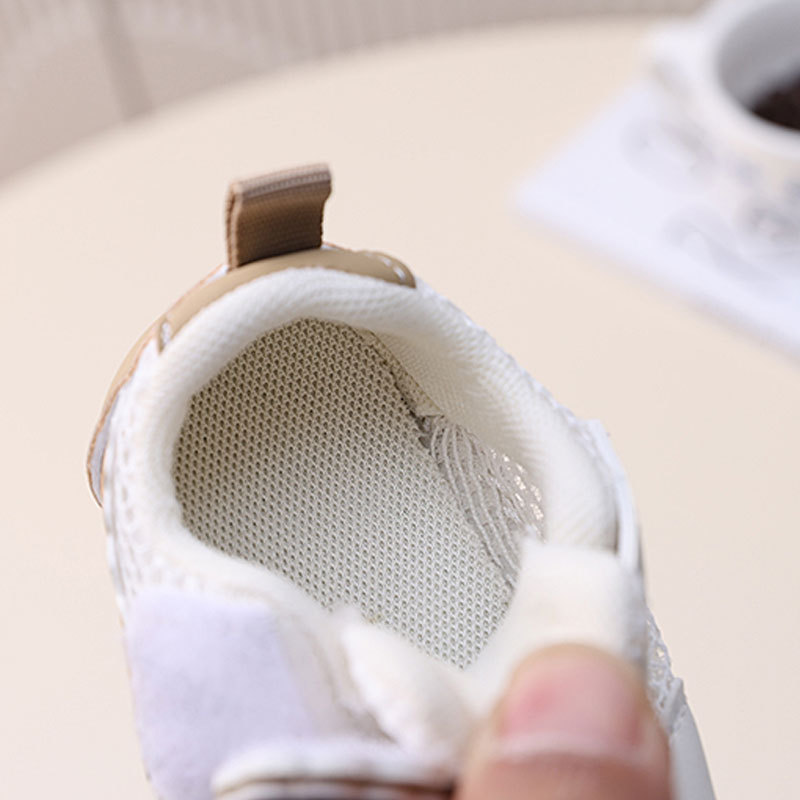 Fashion Baby First Walkers 2026 Spring New Kids Sneakers Comfort Breathable Boys' Mesh Shoes Simple Versatile Girls Casual Shoes