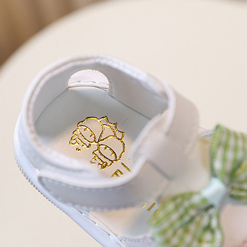 Summer Baby Girls Sandals Cut-Outs  Princess Shoes Children Sandals Anti Slip Soft Sole Toddler Kids Beach Shoes Size 16-20