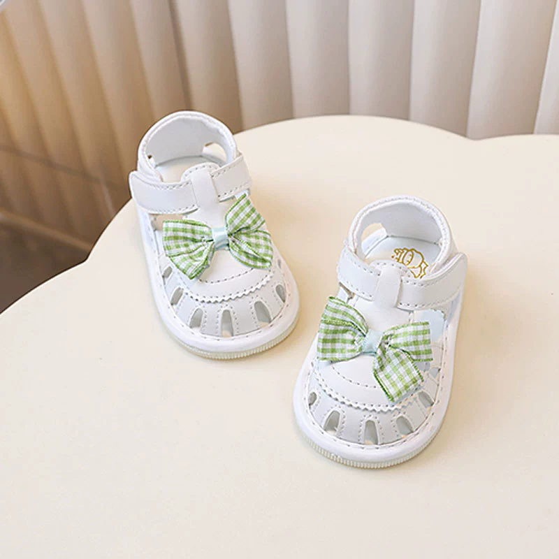 Summer Baby Girls Sandals Cut-Outs  Princess Shoes Children Sandals Anti Slip Soft Sole Toddler Kids Beach Shoes Size 16-20