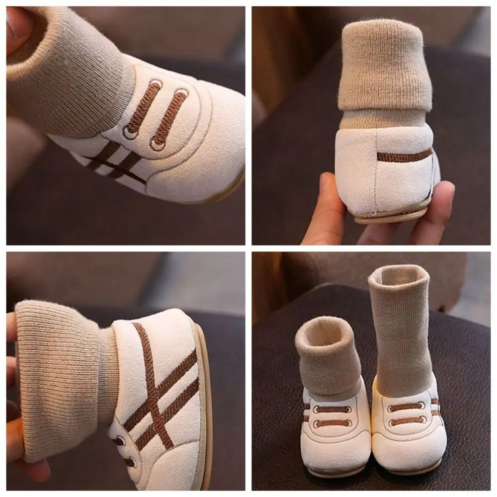 Soft Rubber Sole Baby Walker Shoes Cartoon Design Breathable Infant Shoes Wear-resistant Non-Slip Baby Booties Walking Practic