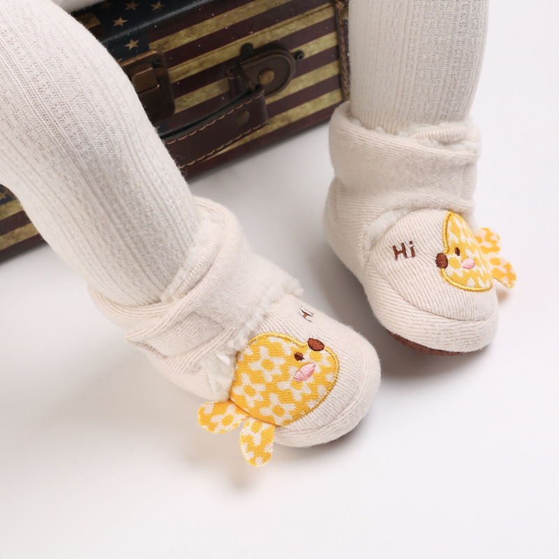 Fashion Baby Girls Boys Cute Soft Cartoon Cotton Toddler shoes First Walker Shoes for Newborns