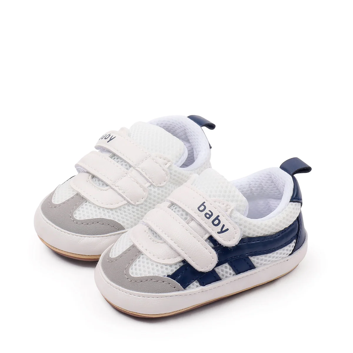 New spring and summer soft soled indoor and outdoor sports and leisure breathable mesh rubber soled walking shoes
