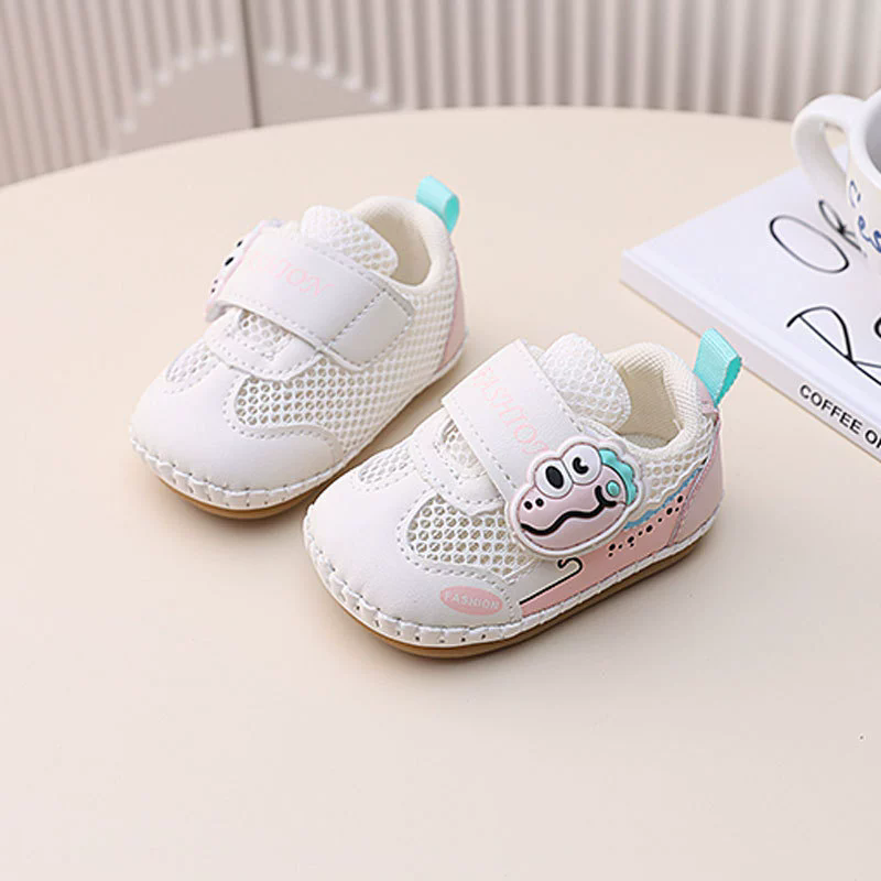 Fashion Baby First Walkers 2026 Spring New Kids Sneakers Comfort Breathable Boys' Mesh Shoes Simple Versatile Girls Casual Shoes