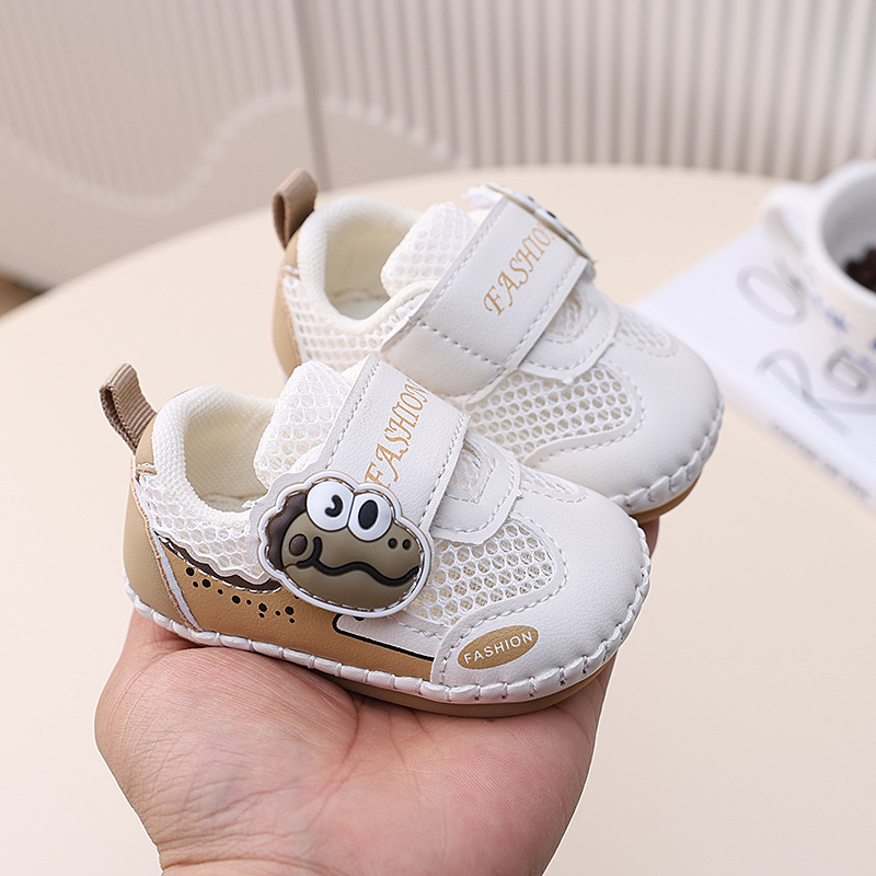 Fashion Baby First Walkers 2026 Spring New Kids Sneakers Comfort Breathable Boys' Mesh Shoes Simple Versatile Girls Casual Shoes